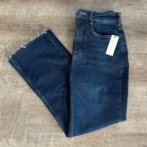 Pilcro Annie High Rise Straight Leg Jean